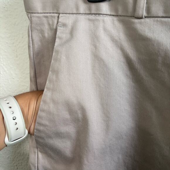 Banana Republic Logan Beige Trouser Pants Career Office Business Women's Size 14 - Picture 3 of 11